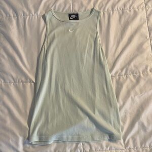 Nike Women's Blue Tank Top w/ Embroidered Logo